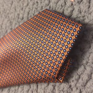 Club Room Orange/Blue One-Size Necktie